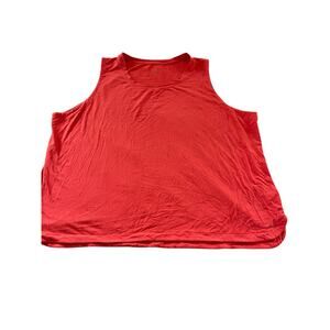 Freely Salmon Red Sleeveless Tank Top Shirt Women's Size 3X